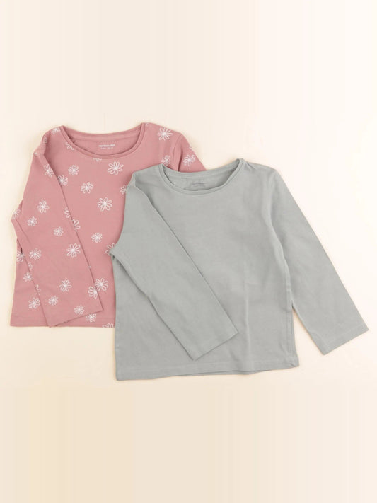 Lot de 2 tee-shirts multicolore