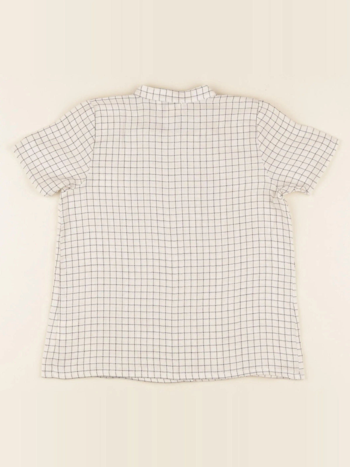 Chemise vichy écru