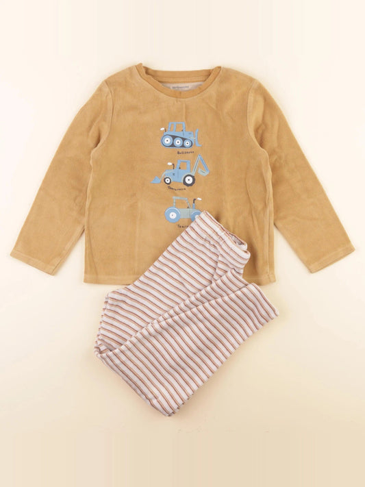 Pyjama velours jaune