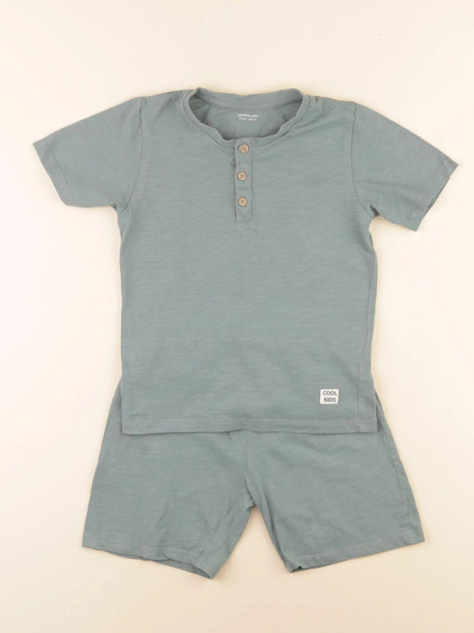Pyjama coton vert
