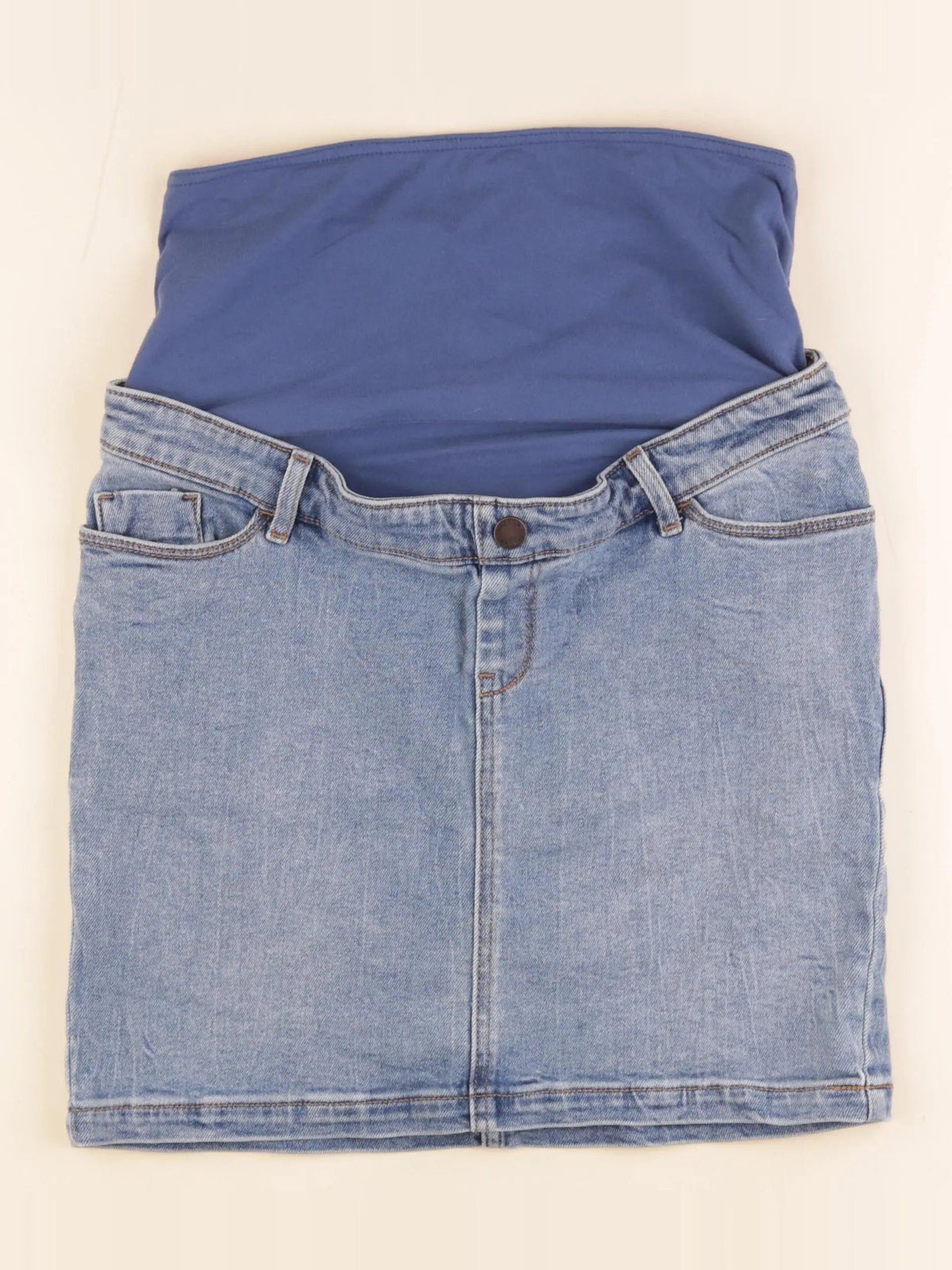 Jupe grossesse bleu