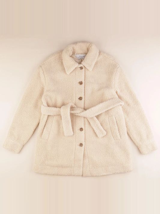 Manteau grossesse beige