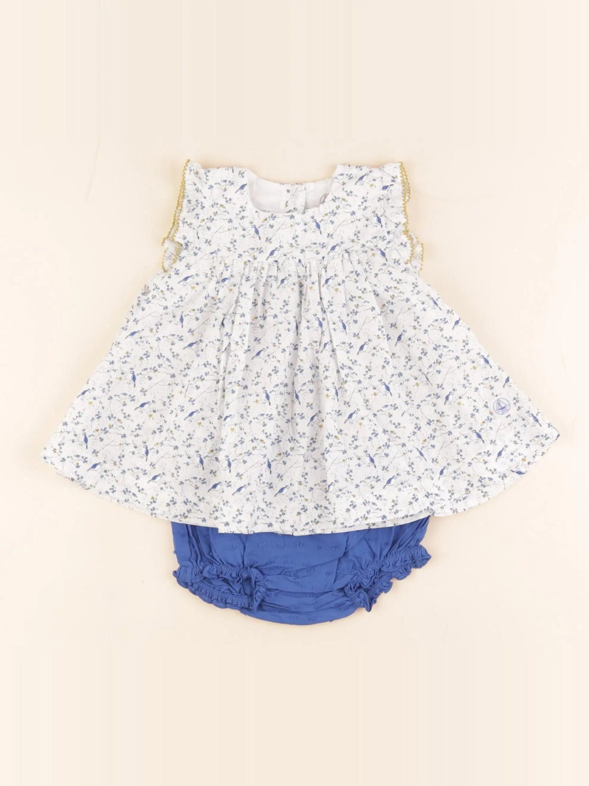 Robe blanc, bleu