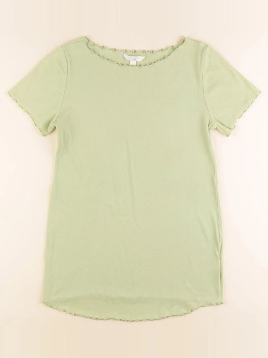 Tee-shirt grossesse vert