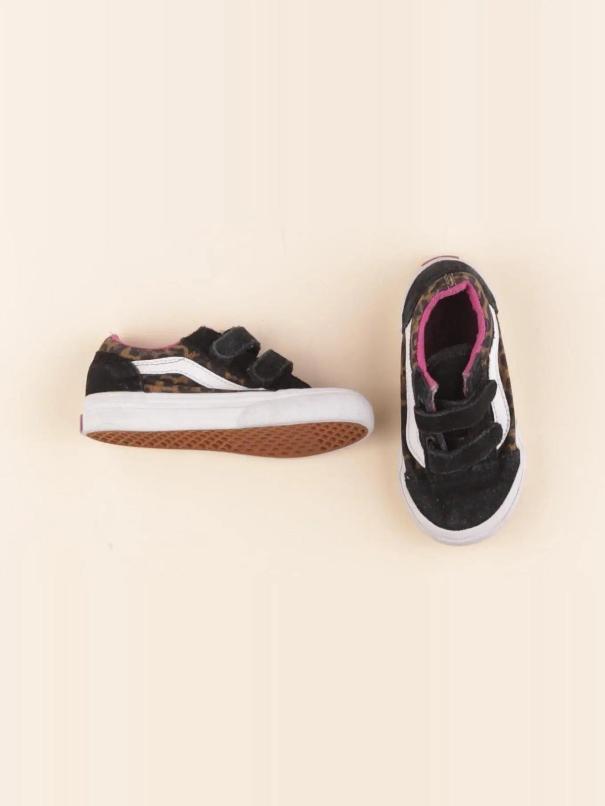 Tennis à scratch/ lacets multicolore