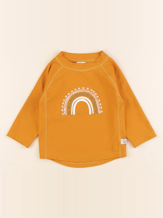 Tee-shirt de bain jaune