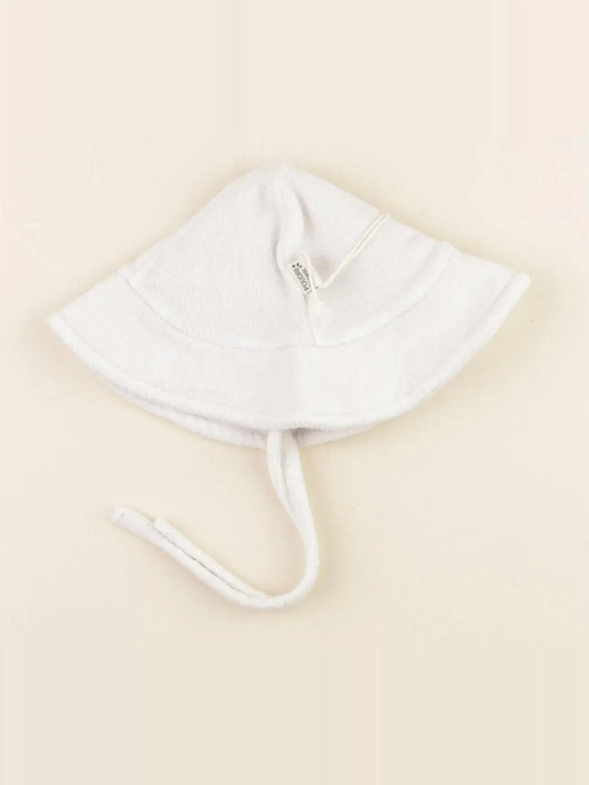 Chapeau pivoine eponge  blanc lunar rock