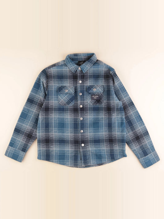 Sur-chemise bleu
